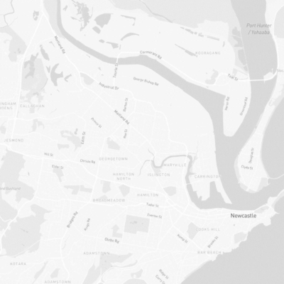SIL vacancies Newcastle - map