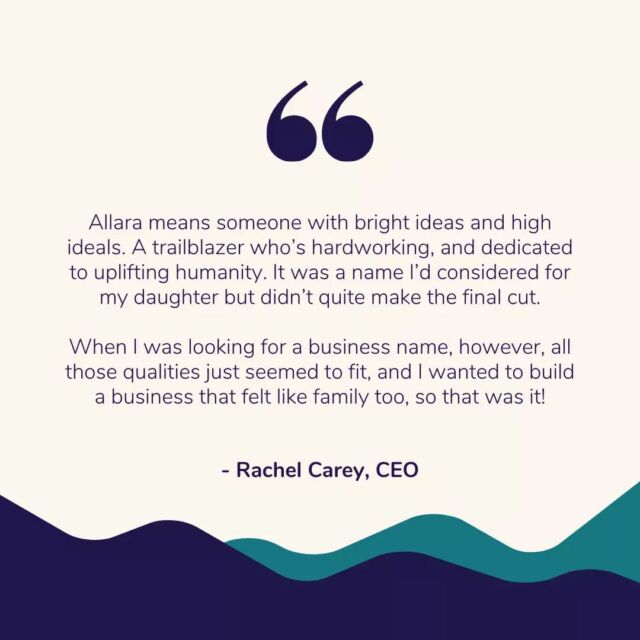 Do you know where the name Allara came from? Rachel Carey, our CEO, shares her inspiration behind it 🌟

#SupportedIndependentliving #NDIS #NDISparticipants #SupportWorkers #SDAapartments