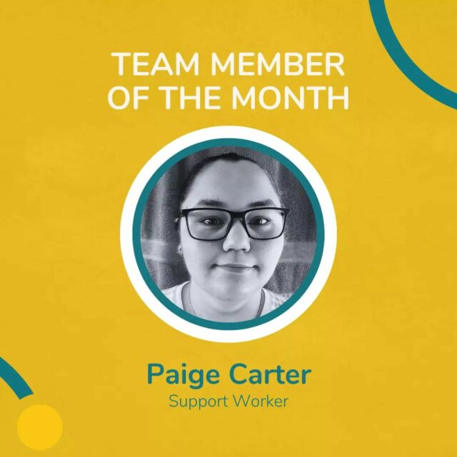 Meet our Team Member of the Month, Paige! 👏 

Paige's dedication and proactive approach make her stand out. She consistently goes above and beyond, supporting both the participants and her teammates with a positive can-do attitude that uplifts everyone around her. We're incredibly fortunate to have Paige as part of our team!

#TeamMemberOfTheMonth #EmployeeRecognition #HardWorkPaysOff #StarEmployee #AppreciationPost #TeamPlayer #ExcellenceAward #EmployeeOfTheMonth #RecognitionProgram #EmployeeAppreciation #WorkplaceRecognition #SupportedIndependentliving #NDIS #NDISparticipants #SupportWorkers #SDAapartments