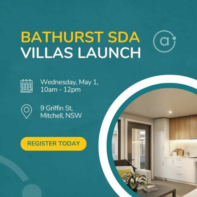 Join us in discovering a new standard in accessible living at our latest Specialist Disability Accommodation Villas in Bathurst! 🏡

Tour our stunning 1 & 2 bedroom HPS and Robust Villas, designed with independence in mind:
🌟 Private, fully accessible bedrooms and bathrooms
🌟 Spacious outdoor courtyards
🌟 24/7 onsite support
🌟 Communal areas for social connections

Learn about SDA funding, meet the MyLife Housing team and explore our innovative 24/7 concierge support. Plus, take advantage of a valuable workshop with ILS on effective pressure care strategies, hosted by Clinical Educator Sarah Uncle.

Morning tea will be provided and a chance to win one of 5 $50 VISA Gift Cards! Don't miss out, get your FREE tickets.

#SILliving #Disability #iLoveNDIS #SupportCoordinator #SpecialistDisabilityAccommodation #SpecialistDisabilityVillas #Bathurst #HPS