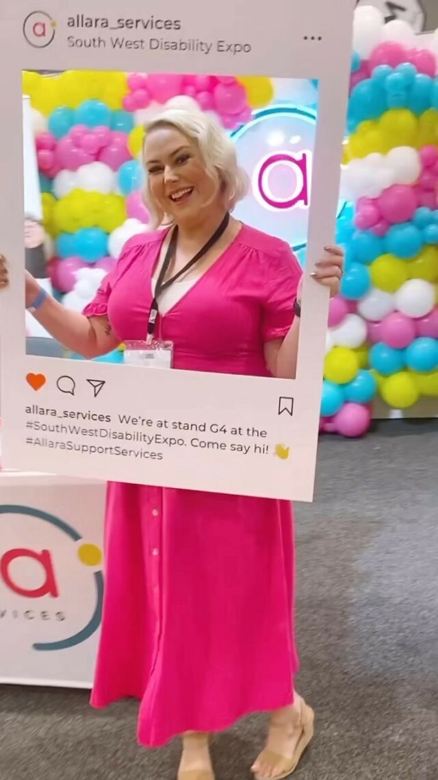 Come see us at the #SouthWestDisabilityExpo at stand G4!  We’re here Friday and Saturday 9am-3pm 👋💖
.
.
.
.
.
.
#AllaraSupportServices #DisabilityExpo #SILProvider #NDIS #NDISProvider