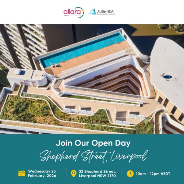 Only 1 Week to Go – Shepherd Street Open Day! 

Time’s ticking! Discover the newest Specialist Disability Accommodation in Liverpool, designed with onsite shared support at its heart. Join us for an exclusive first look!

Meet our incredible team, explore the apartments, and imagine your next chapter at Shepherd Street:
✨ Smart, accessible living
✨ On-site support whenever you need it
✨ Rooftop pool, gym & hangout spaces
✨ Walking distance to Westfield, Liverpool Hospital, TAFE & transport

🗓 Wednesday 25 March
🕙 10am–12pm
📍 32 Shepherd Street, Liverpool NSW 2170

Bring your questions, take a tour, and picture the life you could create here 💛

🔗 Check the link in our bio to register

#SpecialistDisabilityAccommodation #SDA #DisabilitySupport #IndependentLiving #AccessibleLiving #CommunityInclusion #NDIS #LiverpoolNSW
