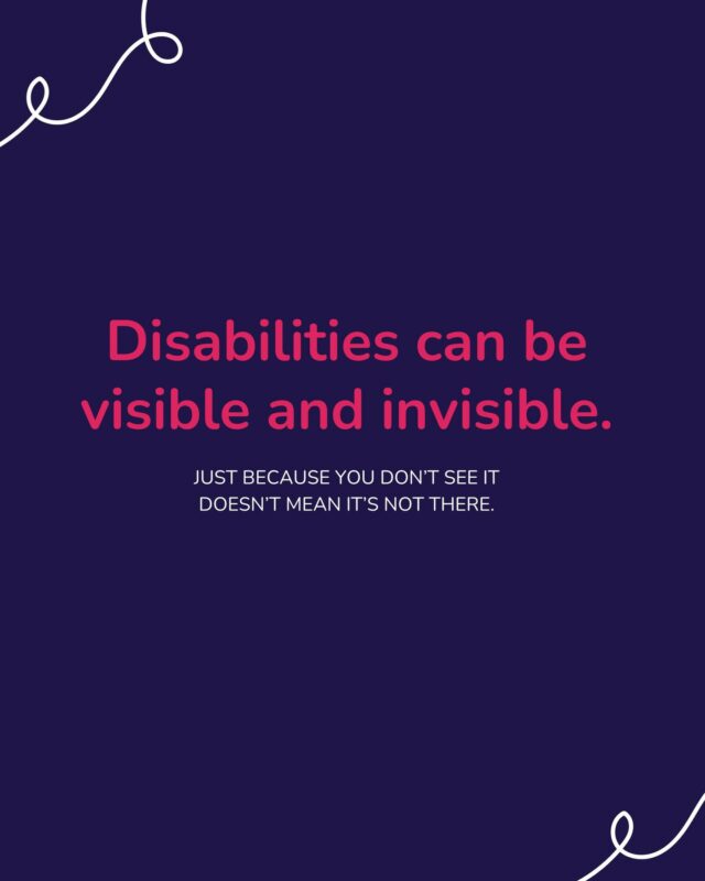 Disabilities aren’t always visible. Just because you can’t see a disability doesn’t mean it’s not there. Invisible disabilities, like chronic pain, mental health conditions, or learning differences, can affect daily life in ways that aren’t always obvious. Understanding these experiences is key to creating truly inclusive and supportive communities.

Remember, kindness goes a long way. A little understanding and compassion can make a huge difference in someone’s day. 🌸

#SIL #SDA #NDIS #NDISparticipants #Disabilities #Allara #AllaraSupportServices