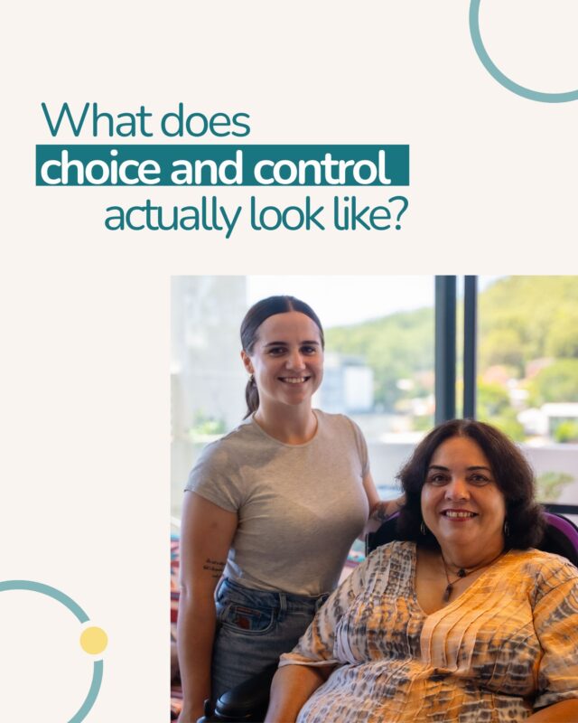 What does choice and control actually look like?

It can be as simple as choosing what you want to do with your day, who supports you, what you eat or when you want to get up.

It can also mean having a say in bigger decisions about your goals, your supports and the life you want to build.

Choice and control will look different for everyone. What matters is having your voice heard, your preferences respected and the right support to make decisions that work for you.

#PersonCentredSupport #DisabilitySupport #DisabilityInclusion #NDISSupport #AllaraSupportServices
