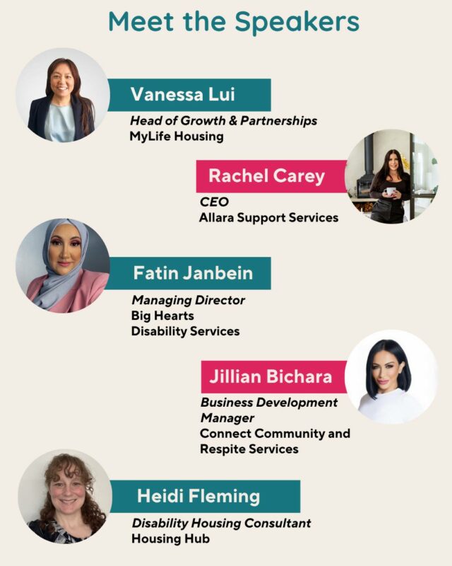 Last week we dropped the news: NDIS Housing and Supports is happening 🎉

Now it’s time to meet the powerhouse lineup behind it all. 👇

We’ve gathered a crew of industry experts who walk the talk and ready to spill the truth, bust the myths, and give you the unfiltered version of what NDIS housing and support should actually look like.

Whether you're new to the space or deep in the game, these speakers will leave you fired up and ready to take action.

🔗 Grab your spot and meet them live:

 https://www.eventbrite.com/e/ndis-housing-and-supports-tickets-1511227645569?aff=erelpanelorg
