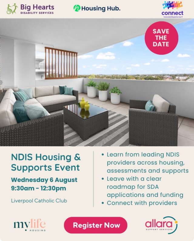 Big news! 🎉 Our NDIS Housing and Supports event is officially LIVE.

If you’re a provider, support coordinator, or sector professional ready to level up your understanding of housing pathways and support options, this one’s for you.

Our incredible CEO Rachel Carey will be speaking at the event, and we’ll be announcing the full speaker lineup later this week 👀

Join us for a jam-packed session filled with practical insights, expert-led panels, and actionable strategies you can take straight back to your business or clients.

🗓️ Save the date and grab your tickets now!
 👉 https://lnkd.in/gA4rqBXj